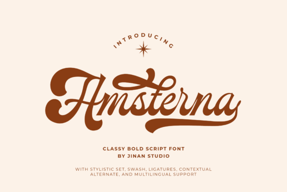 Amsterna: A Bold Script for Business