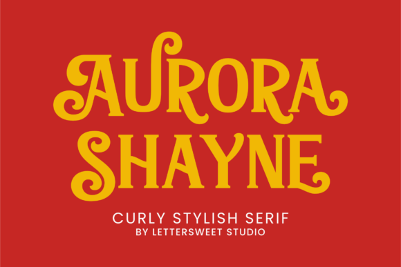Aurora Shayne: A Playful Serif Font