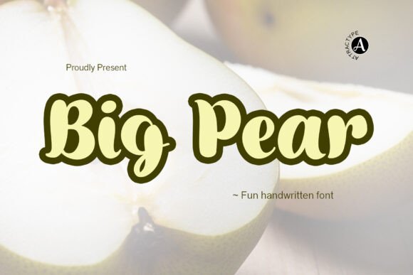 Big Pear Font for Creative Projects
