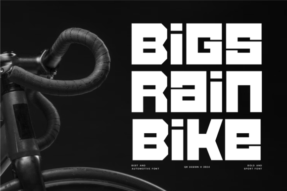 Bigsrain Bike: A Bold Font for Business
