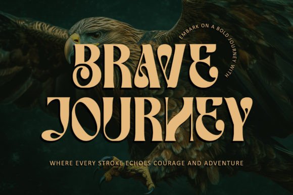 Brave Journey: A Serif Font for Bold Design