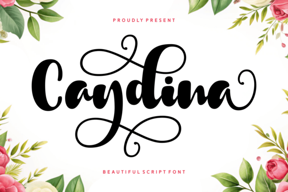 Caydina: A Bold Script Font for Web Design