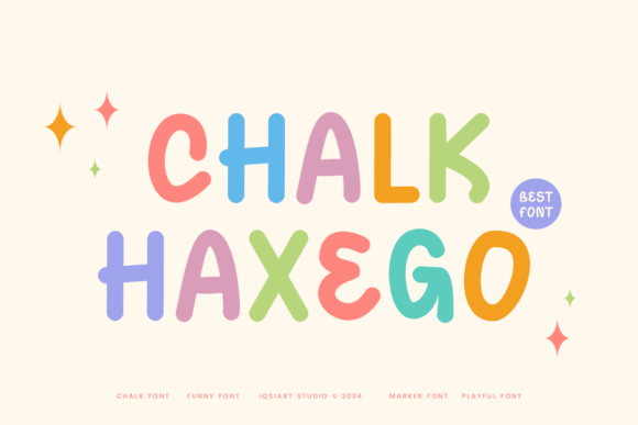 Chalk Haxego: A Playful Typeface