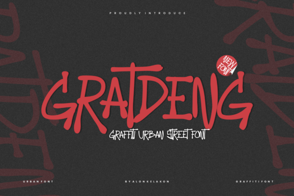 Gratdeng: Bold Urban Font for Creative Projects