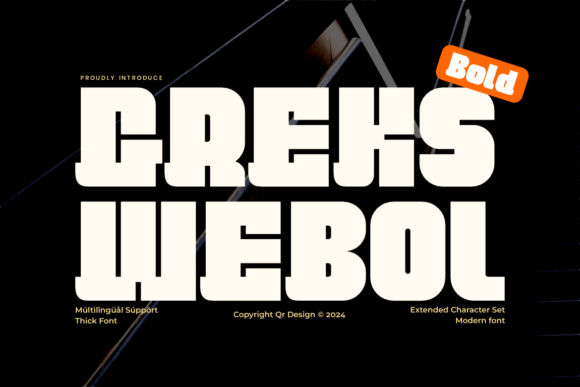 Greks Webol: A Bold Font for Business