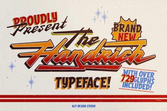 Handrich Font: Dynamic Script for Web Design