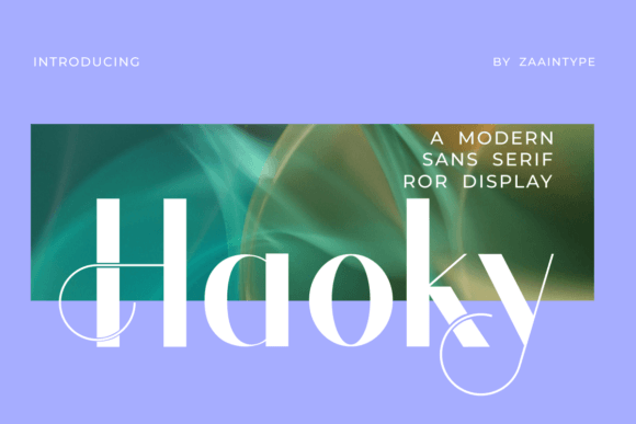 Haoky: A Modern Sans Serif for Creative Brands