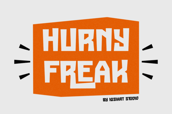 Hurny Freak: A Bold, Unconventional Sans Serif