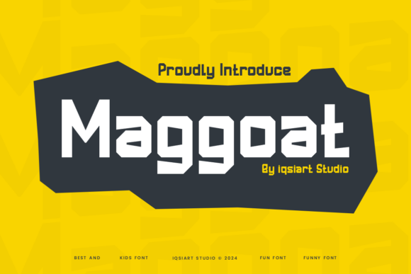 Maggoat: A Playful Font for Creative Projects