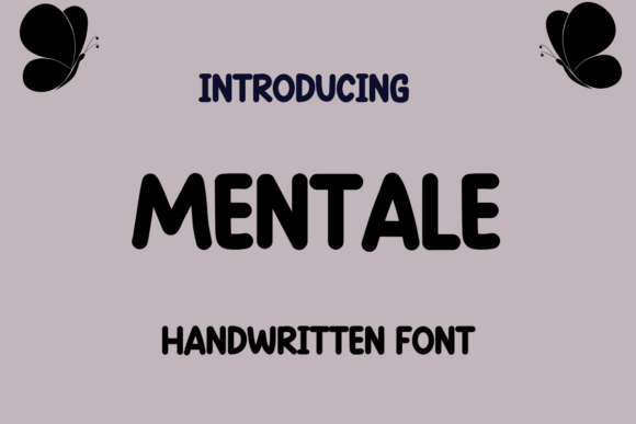 Mentale: A Handwritten Font for Creative Marketing
