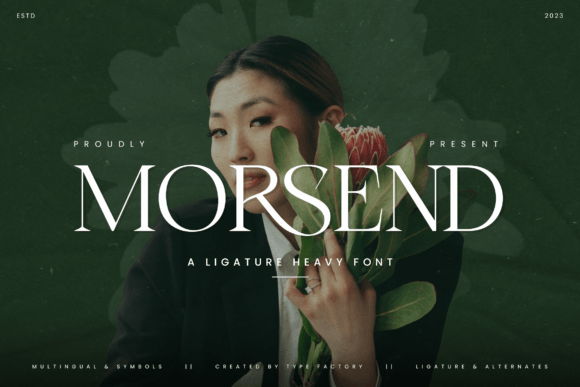 Morsend: A Serif Font for Professional Branding