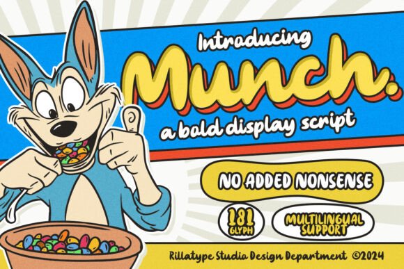 Munch: A Playful Font for Business