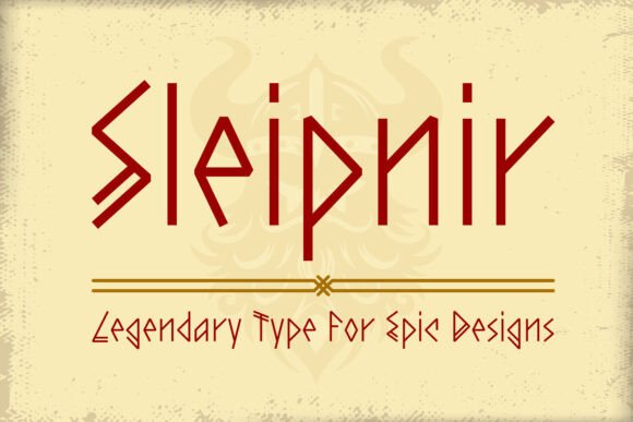 Sleipnir: A Bold Font for Digital Design