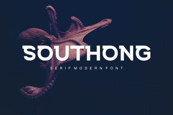 Southong: A Bold Serif Font for Creative Campaigns