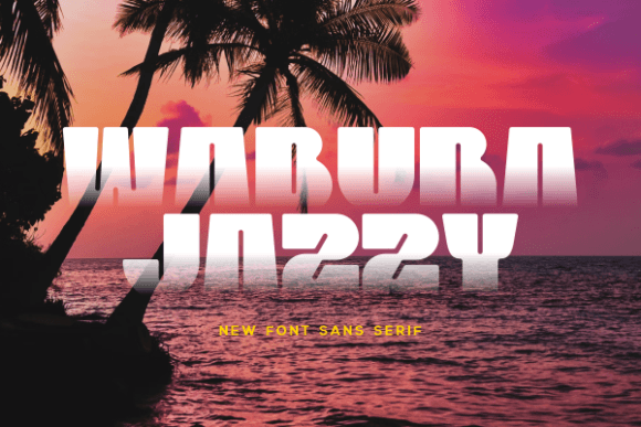 Wabura Jazzy: A Bold Typographic Statement