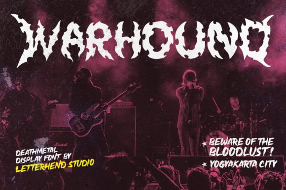 Warhound: A Bold Font for Impactful Campaigns