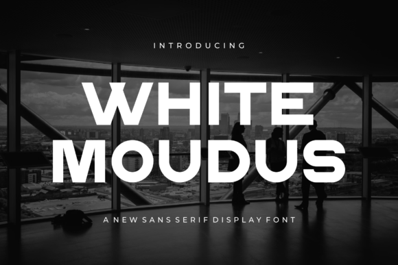 White Moudus: A Bold Sans Serif for Editorial Design